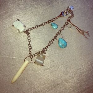 Lucky brand charm dainty bracelet
